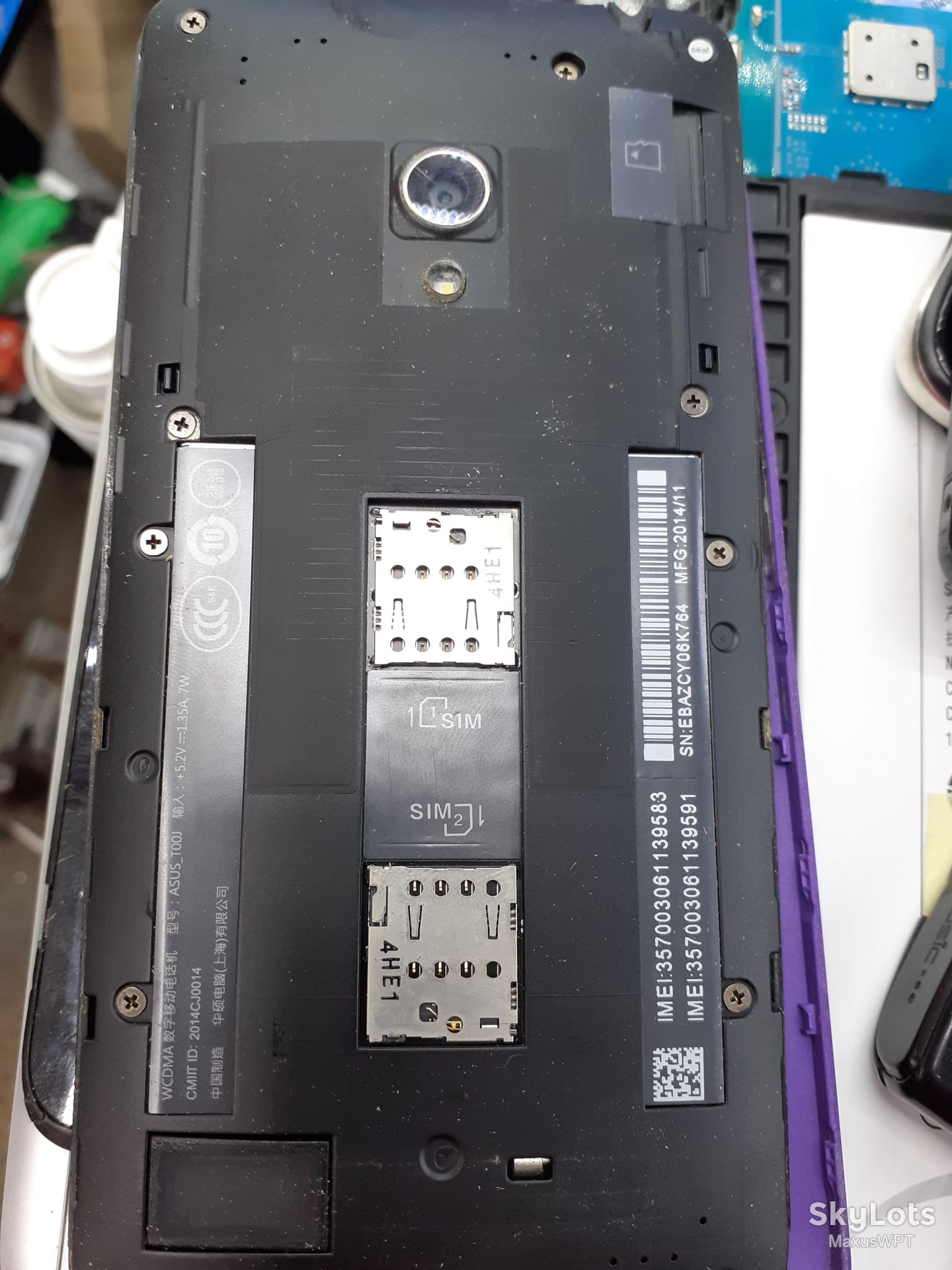 #692 Sklad Asus ZenFone 5       (T00J) Black violet sklad - фото фото фото 3