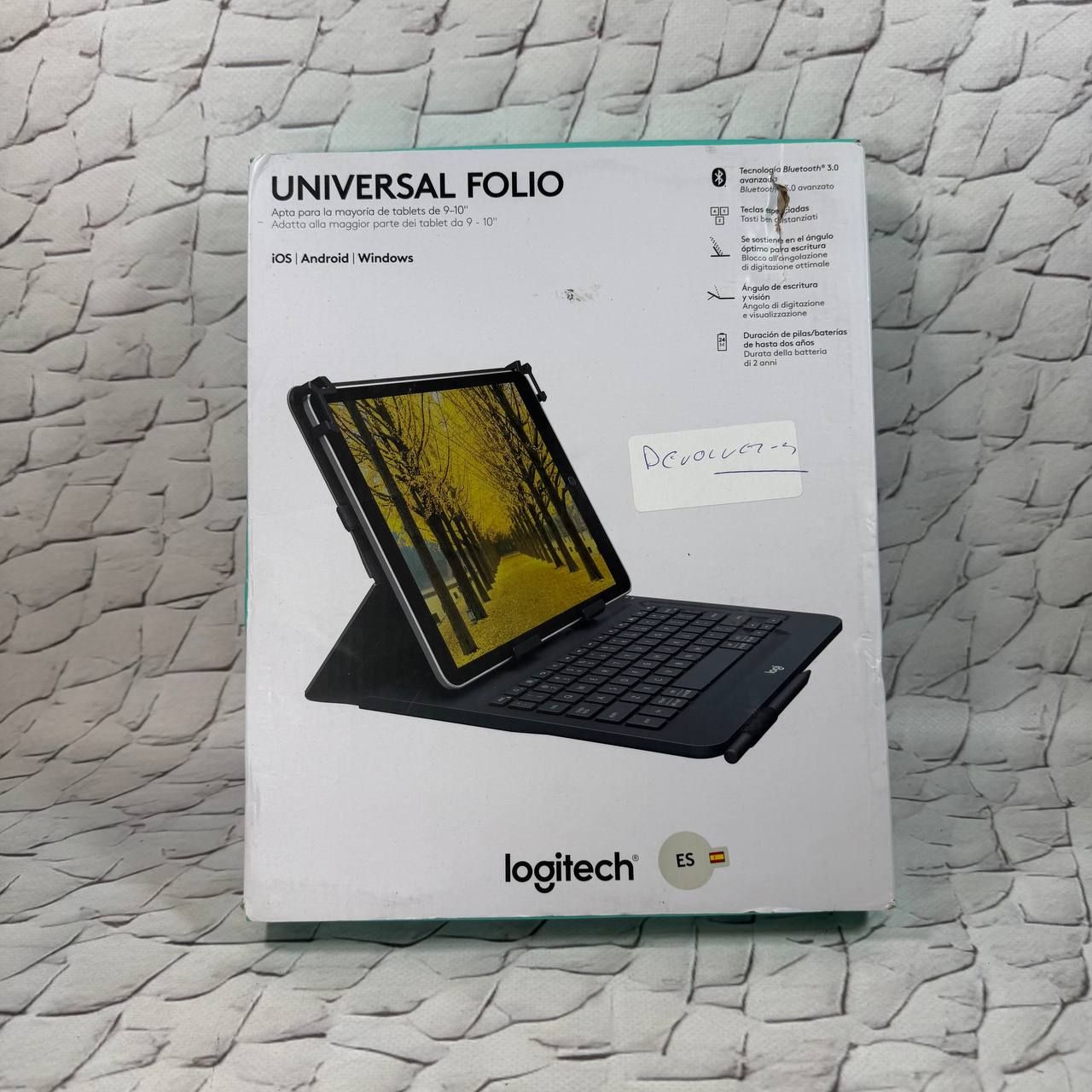 Універсальна клавіатура Logitech Folio 9-10''  (№1409) - фото фото фото 7