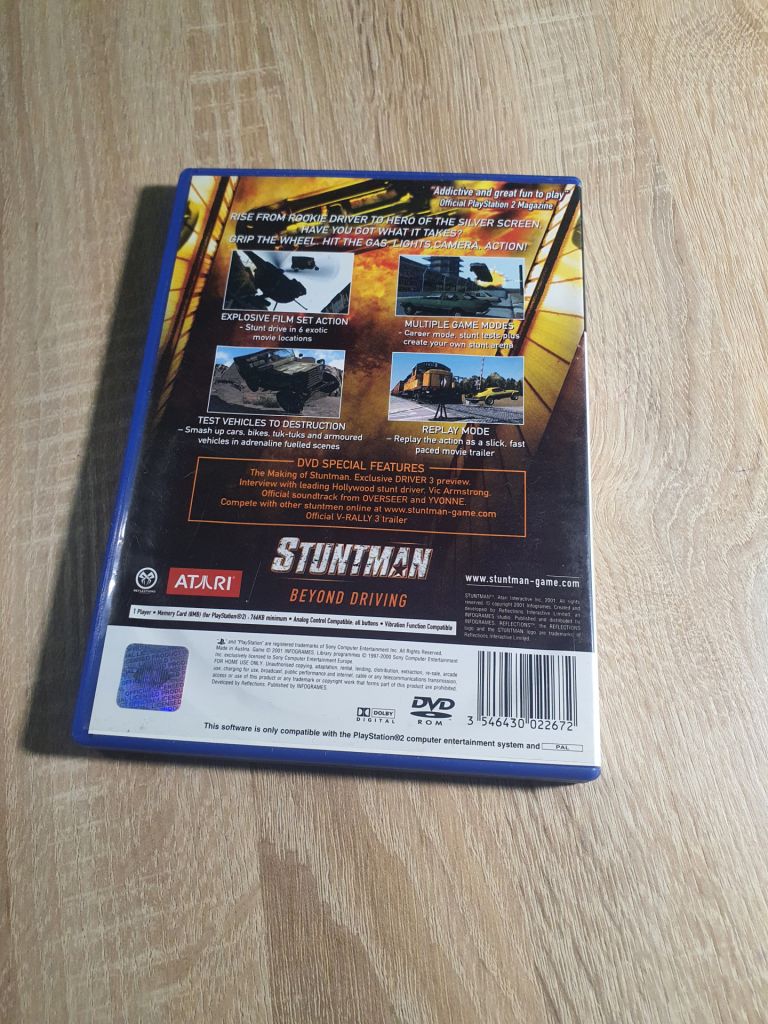 Диск ps2 Stuntman - фото фото фото 2