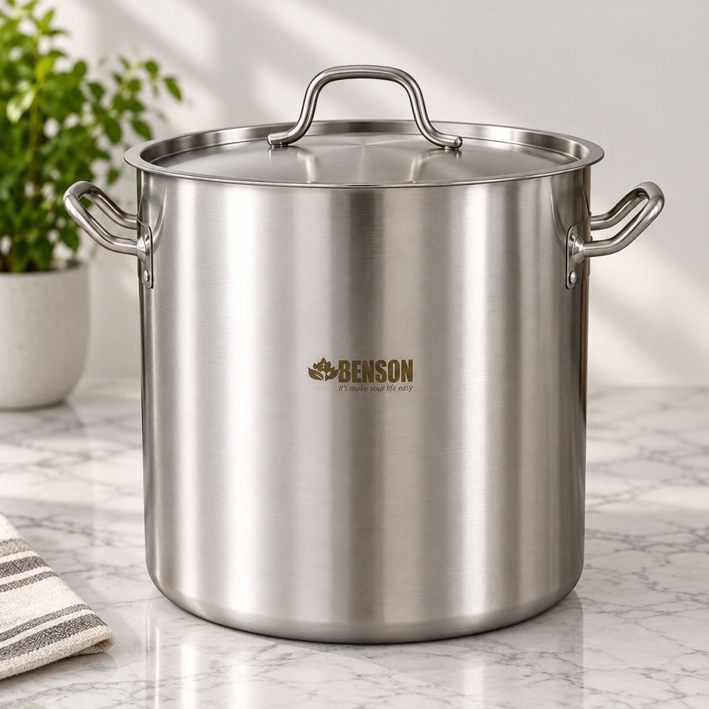 Каструля з кришкою Benson BN-606 50л 40 см - фото фото фото 3
