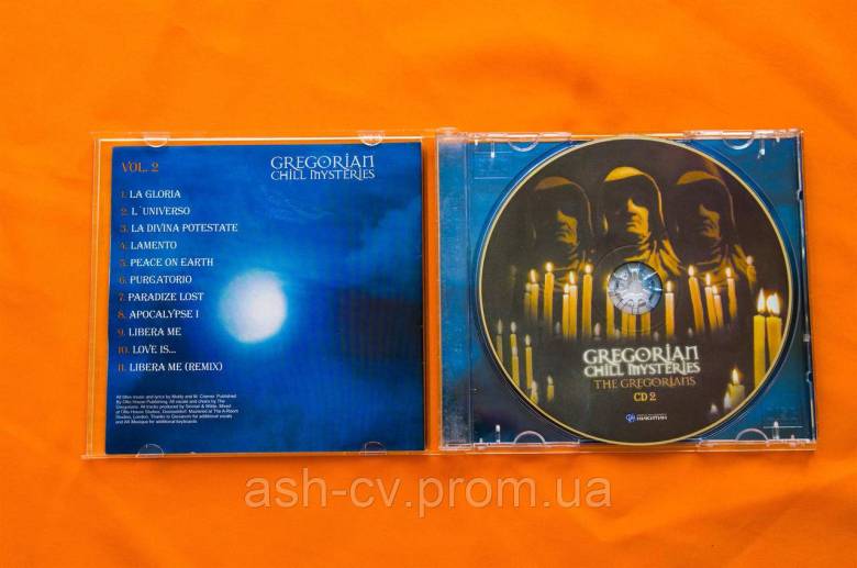 Музичний диск CD. The GREGORIAN - Chill Mysteries - фото фото фото 4