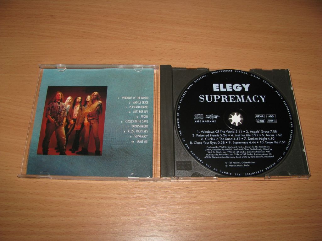 ELEGY - Supremacy  (1994 T&amp;T 1st press) - фото фото фото 1