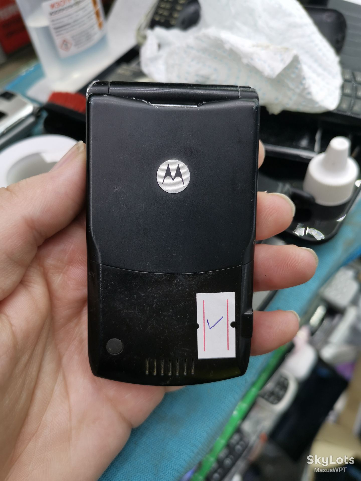 #1921 Motorola Razr V3 black call 2 - фото фото фото 3