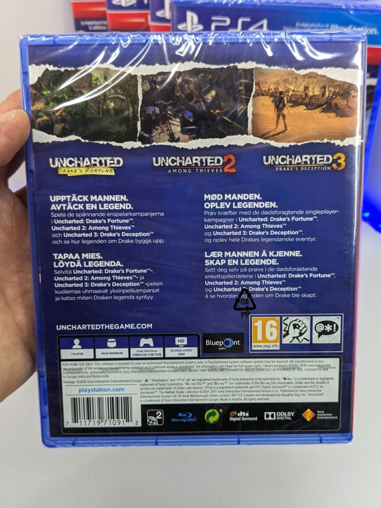 3в1 Uncharted: The Nathan Drake Collection PS4 колекція Playstation 4 диск - фото фото фото 6