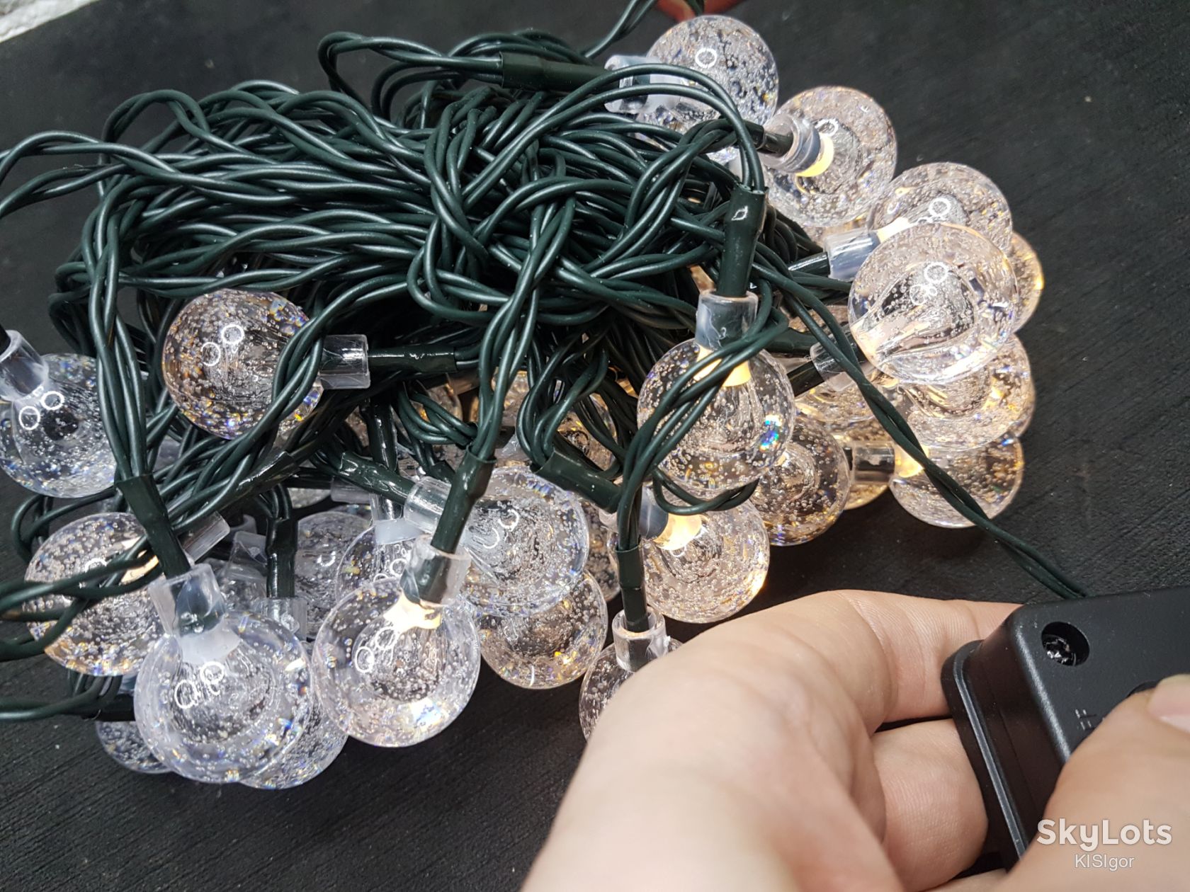 Садова LED-гірлянда на сонячній батареї *81091 - фото фото фото 7