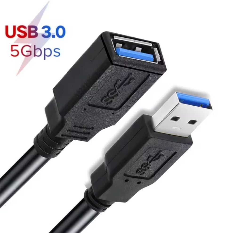 USB 3.0 подовжувач   (0.3 м) — SuperSpeed до 5 Гбіт/с - фото фото фото 0