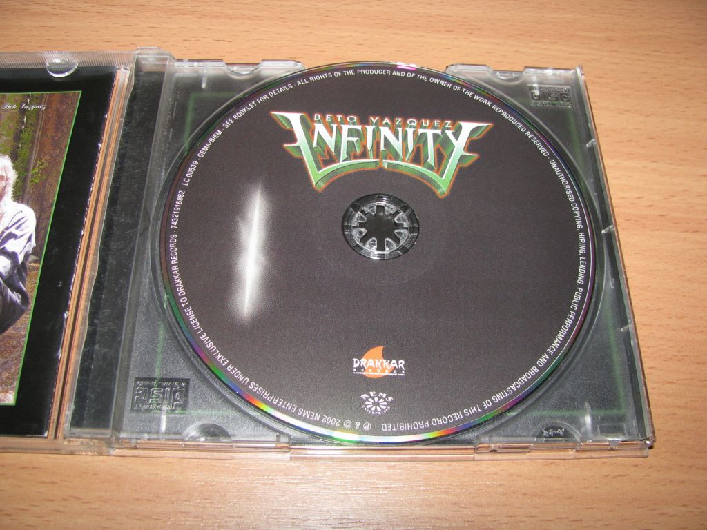 BETO VAZQUEZ INFINITY   (2002 Drakkar 1st press) - фото фото фото 2