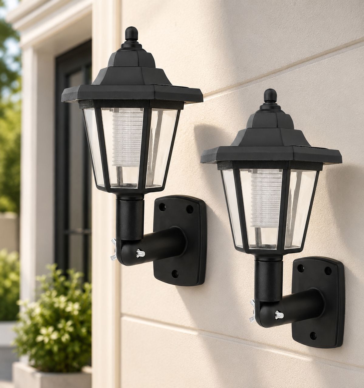 Комплект настінних LED-світильників для вулиці — 2 шт - фото фото фото 4