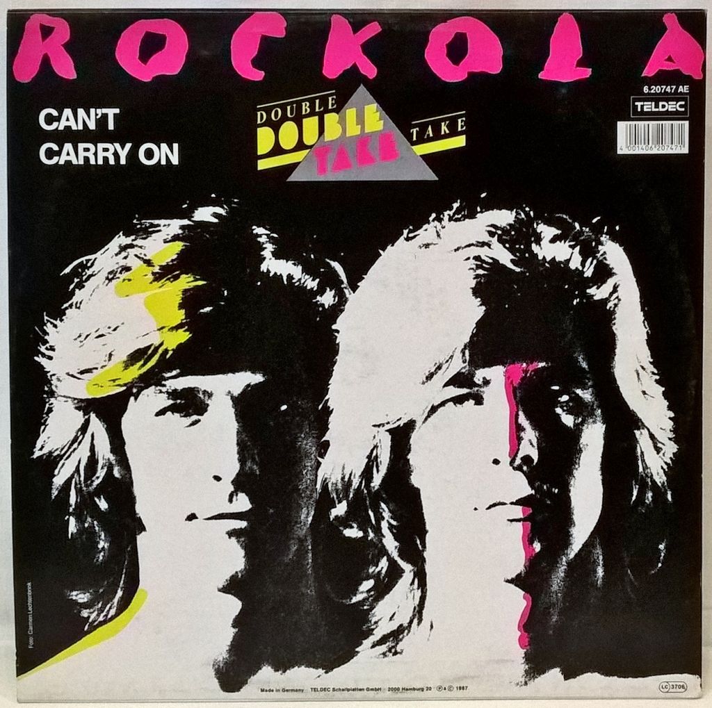 Double Take - Rockola - 1987.   (EP) 12. Vinyl. Пластинка. Germany. Rare - фото фото фото 1