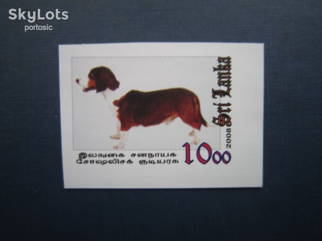 Марка Шрі-Ланка 2008 фауна собака бігль MNH - фото фото фото 0