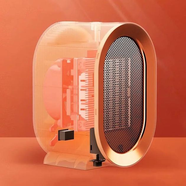 Керамічний обігрівач настільний A-Plus 1000W РТС тепловентилятор, 2 режими, захист від перегріву - фото фото фото 1