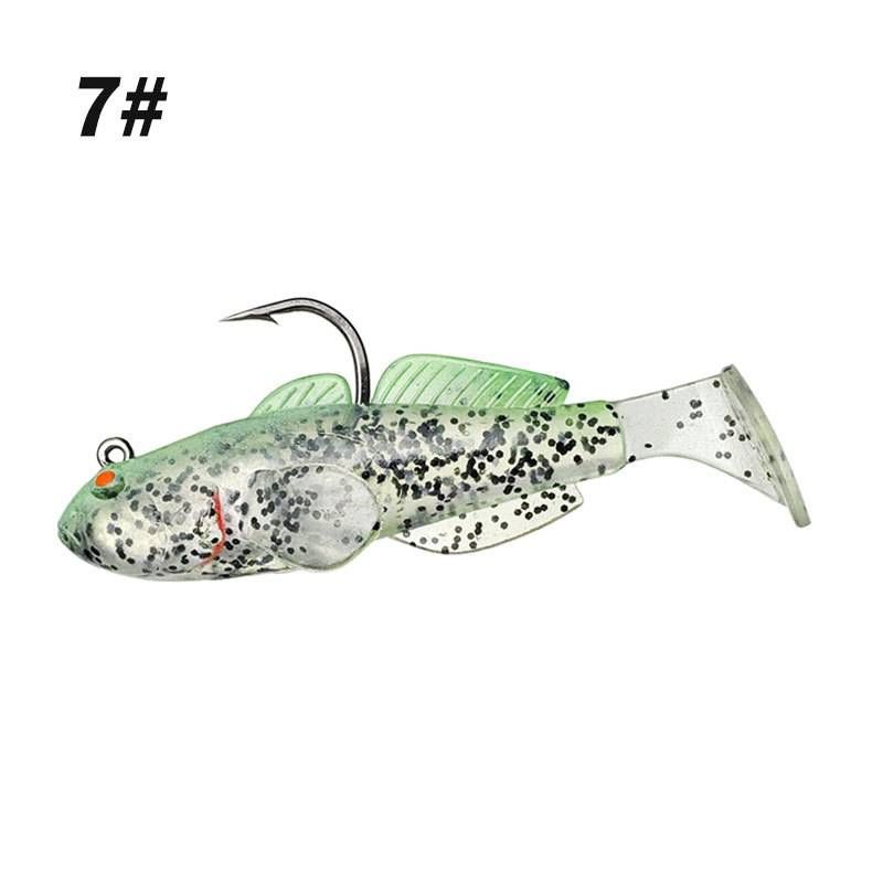 Силіконова приманка віброхвіст оснащений FishCraft GobyFin 60mm 12g #7 - фото фото фото 0