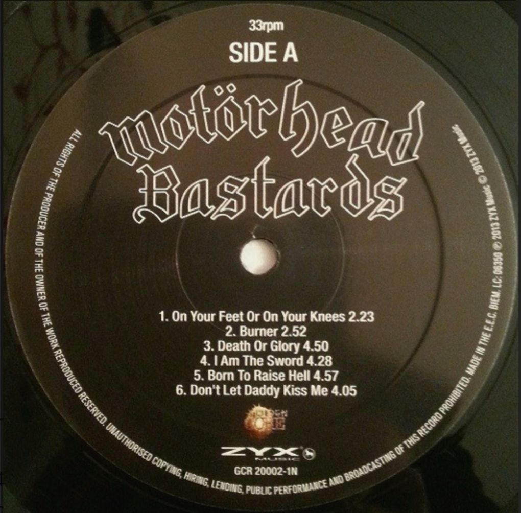 Motorhead - Bastards - 1993.  (LP). 12. Vinyl. Пластинка. Europe. S/S - фото фото фото 3