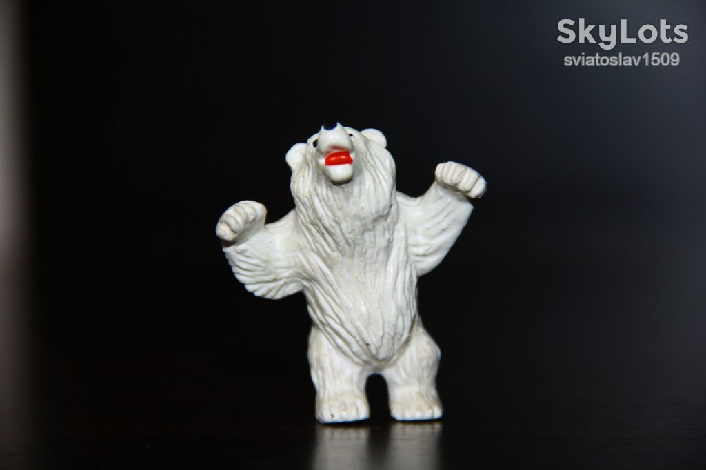 БЕЛЫЙ МЕДВЕДЬ животные-мини Bullyland Schleich ??? РЕЗИНА!! ФРГ - фото фото фото 1