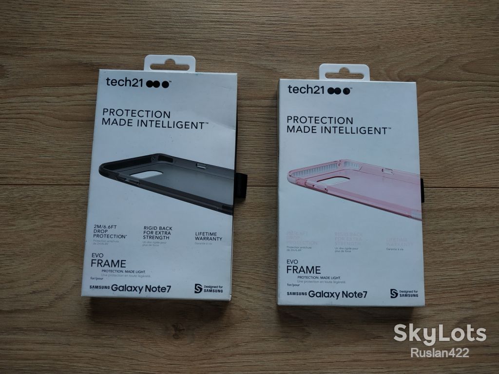 Оригінальний чохол Tech21 Evo на Samsung Galaxy Note 7 N930 чехол Протиударний - фото фото фото 0