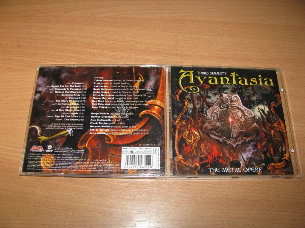 AVANTASIA - The Metal Opera  (2001 AFM 1st press) - фото фото фото 0