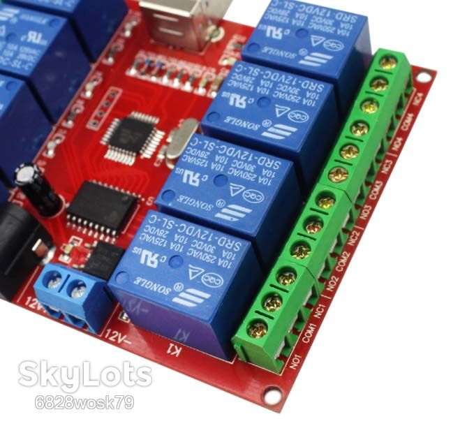 USB реле 8-канальный 12V relay module, для умный дом, Intelligent Controller      - фото фото фото 3