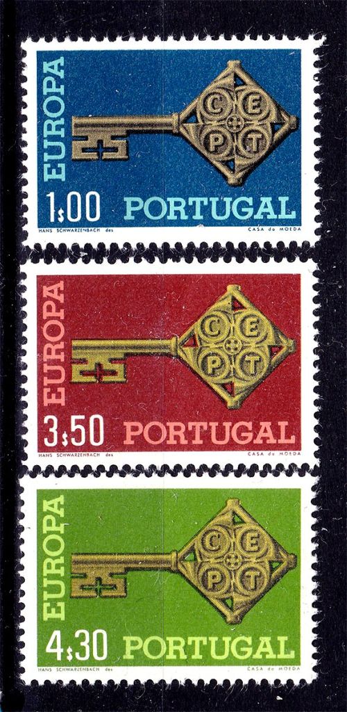 Португалия  1968 г  MNH -  EUROPA CEPT - - фото фото фото 0