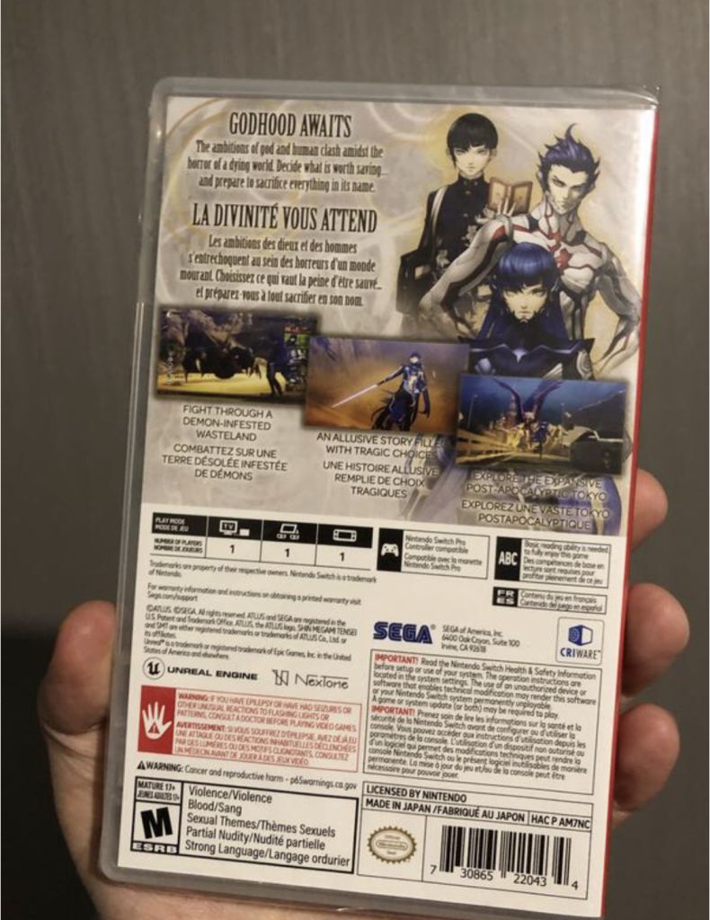 Shin megami tensei v 5 nintendo switch new гра - фото фото фото 1
