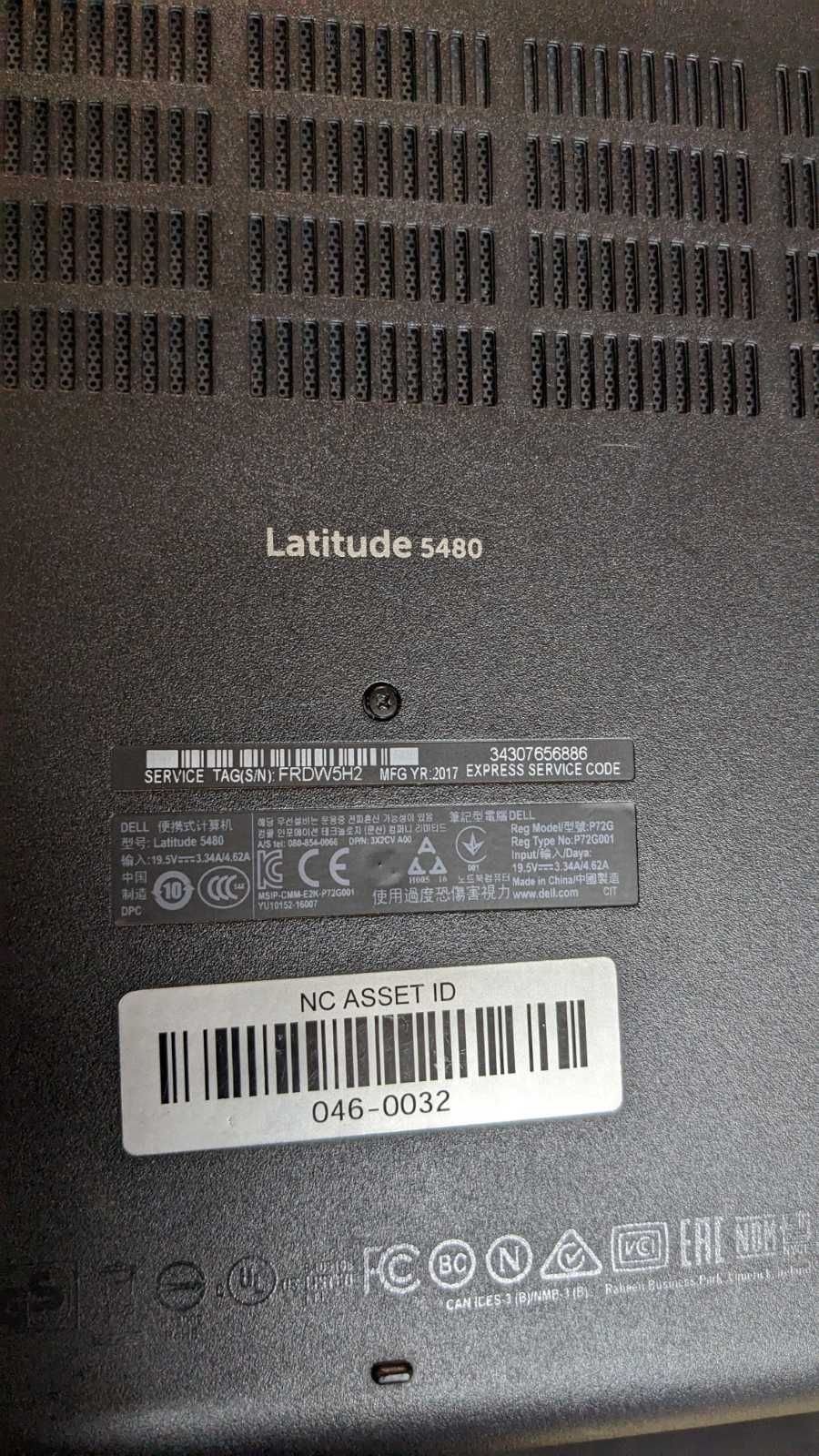 Ноутбук Dell Latitude E5480 intel i5-7300u/ без DDR4 /без ssd. - фото фото фото 12