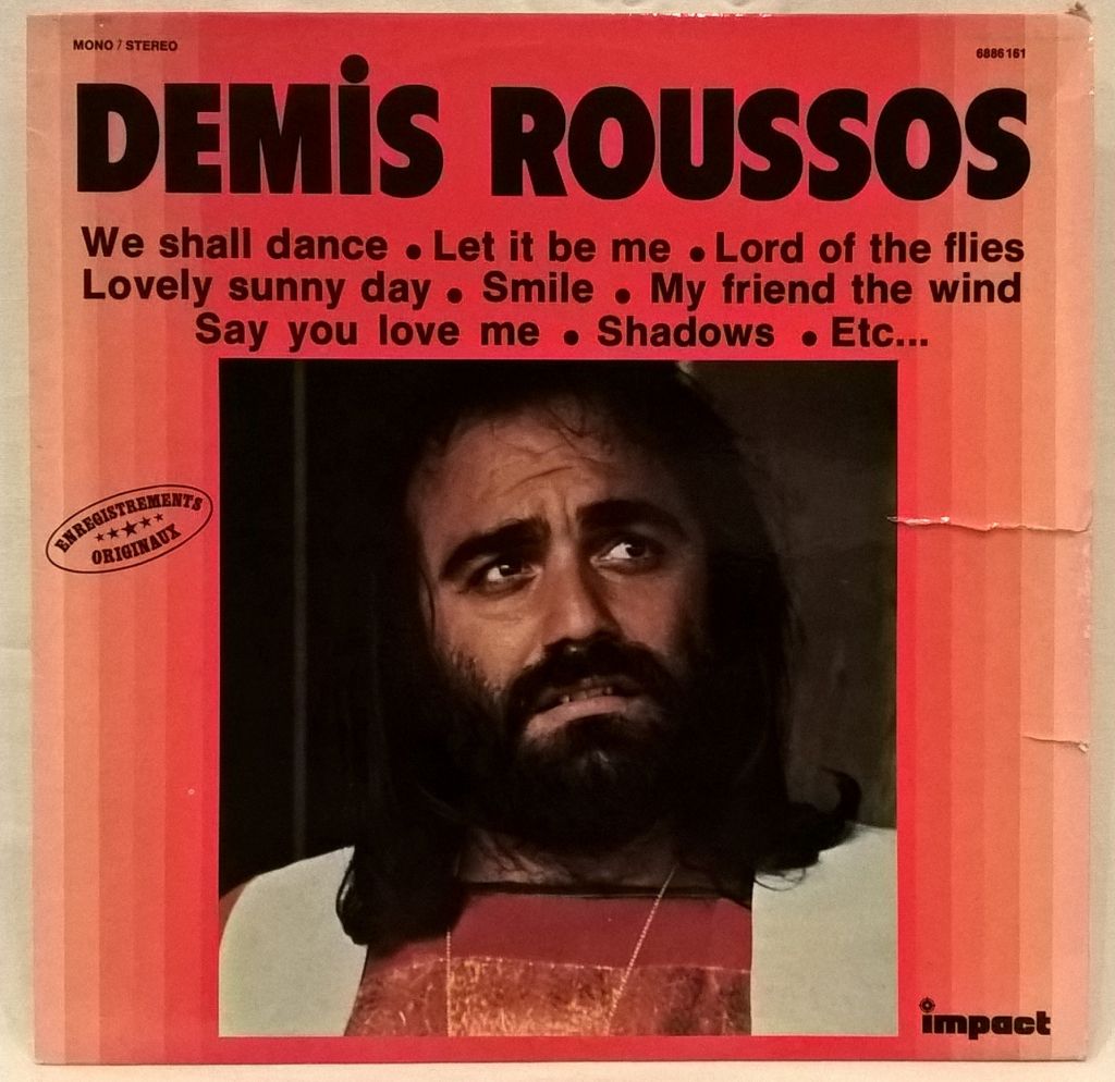 Demis Roussos - Greatest Hits - 1971-77.   (LP). 12. Vinyl. Пластинка. France - фото фото фото 0