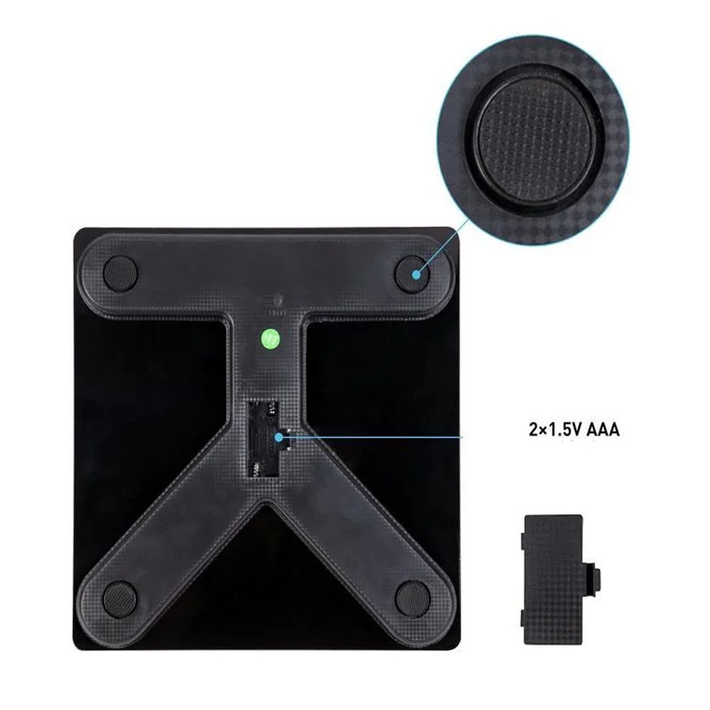Підлогові розумні фітнес-ваги Bluetooth до 180 кг  / Смарт-ваги з додатком - фото фото фото 4
