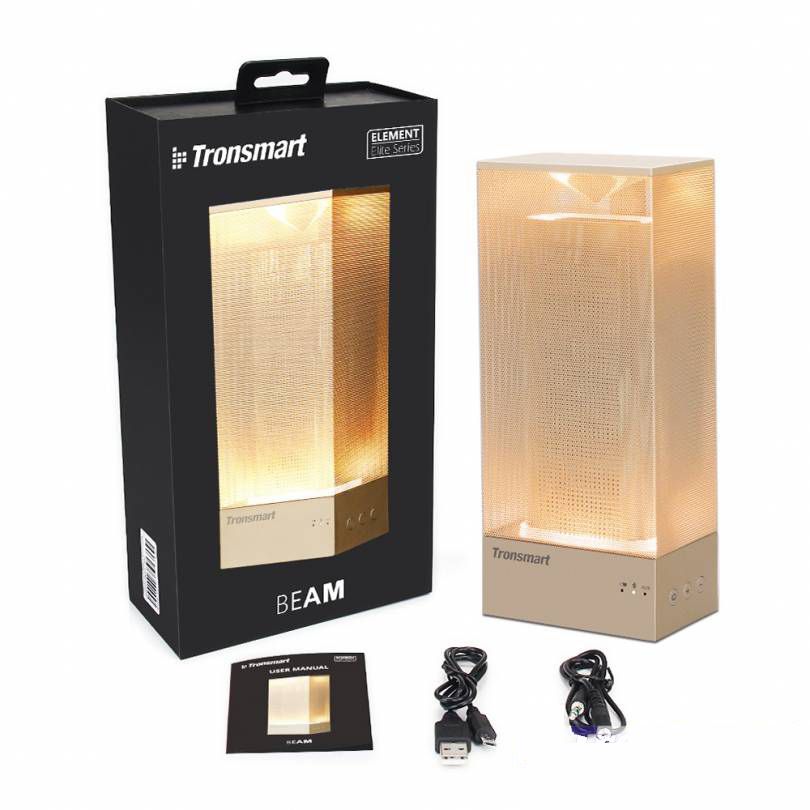 # shop Портативна колонка акустика нічник Tronsmart Beam T7 Gold - фото фото фото 1