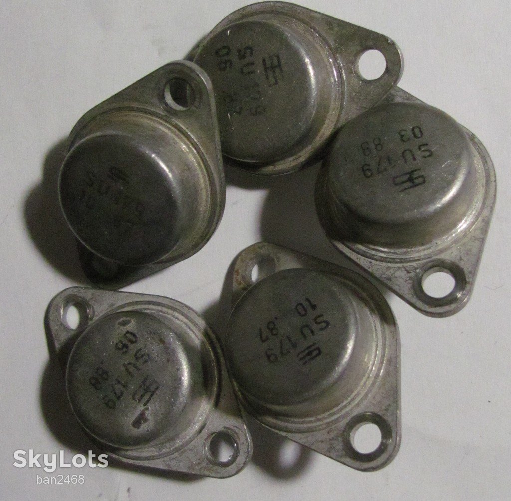 транзисторы SU179, npn. ucb=1000v. uce=450v. i=6a - фото фото фото 0