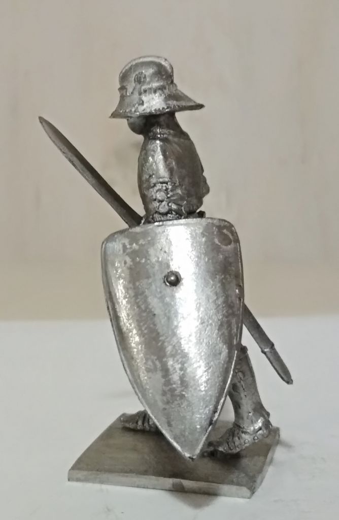 VID soldiers. Kn-1-010 Европейский рыцарь, Столетняя война, 60 мм олово - фото фото фото 5