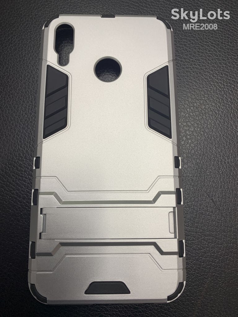 Чехол Hard Case с подставкой для Huawei Y9 2019 silver - фото фото фото 1
