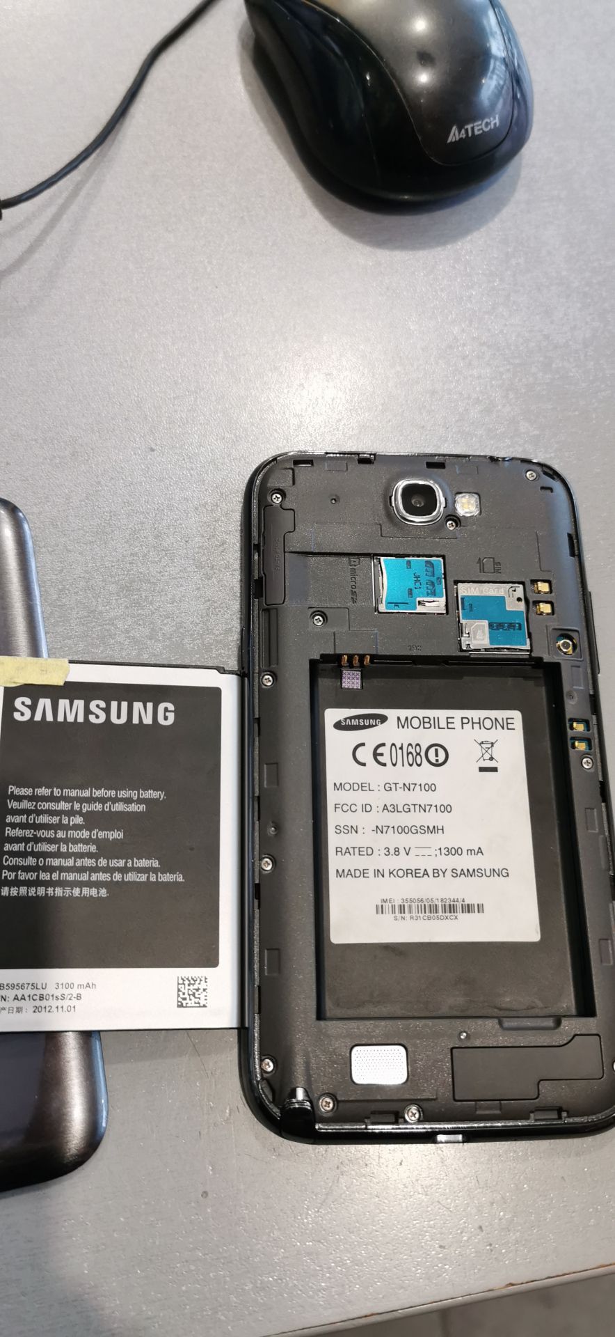 Samsung N7100 оригинал на запчасти - фото фото фото 2