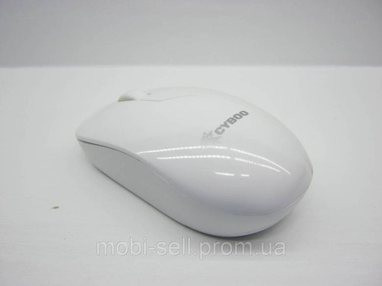 Миша бездротова Cyboo White 2.4 GHz Optical Mouse, 3V / ААA - фото фото фото 4