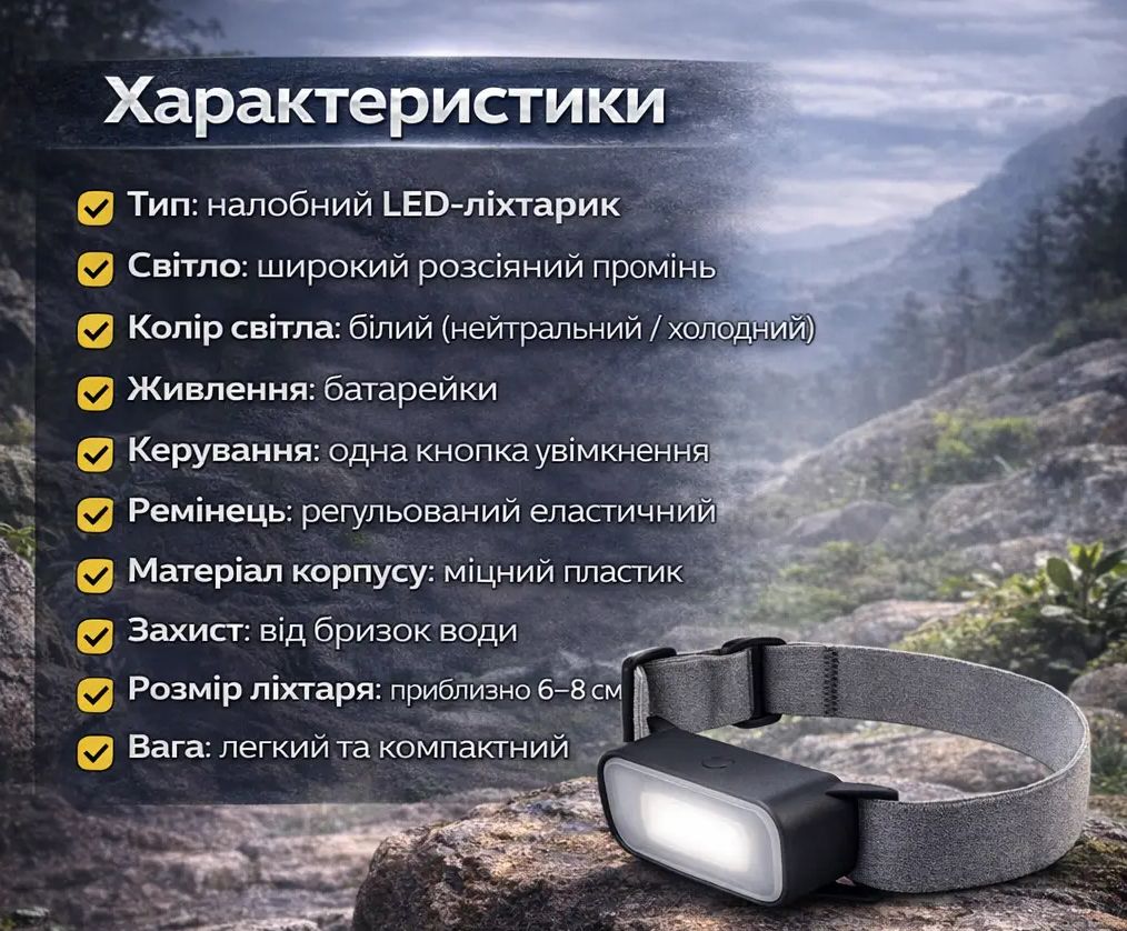 Налобный фонарь Lidl BASIC LED  Германия - фото фото фото 6