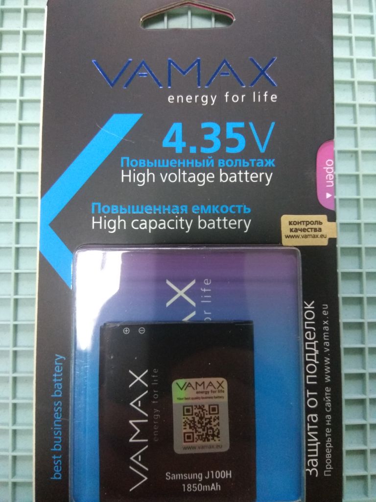 Акумулятор Vamax J100H 1850mAh - фото фото фото 1