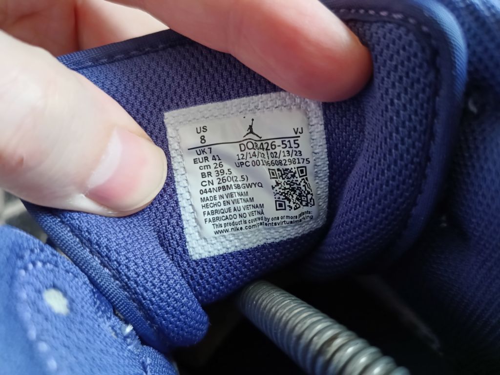 Кросівки Jordan 1 Mid Blueberry - фото фото фото 6