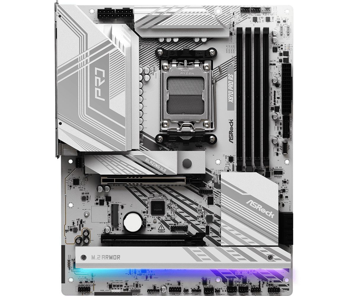 Мать AM5, ASRock X870 PRO RS Amd X870 - фото фото фото 1
