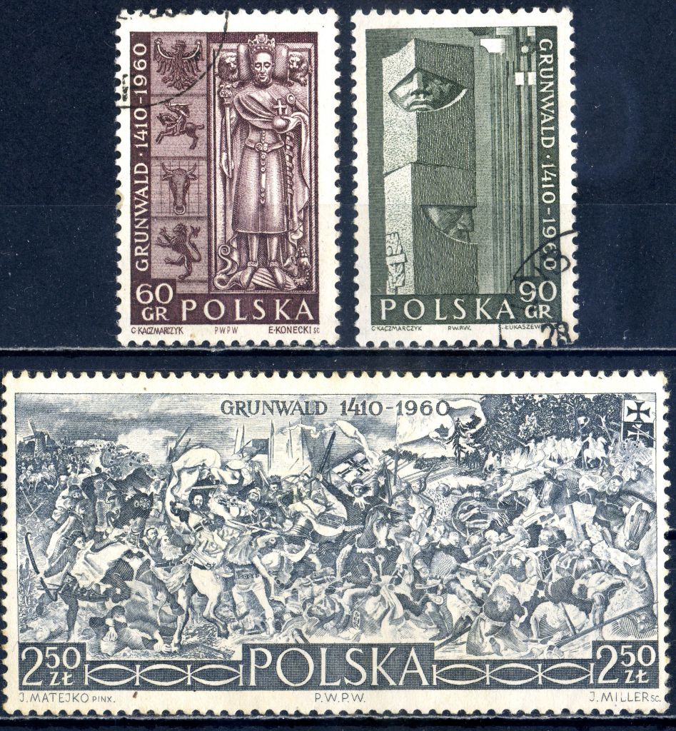 Польша. Битва при Грюнвальде   (серия)** и # 1960 г. - фото фото фото 0