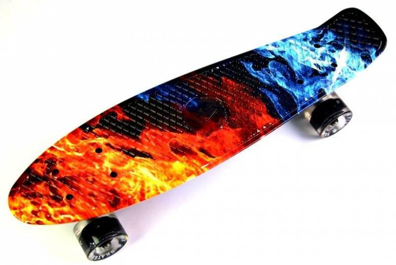 Penny Board "Fish" Fire and Ice (833333694) - фото фото фото 0