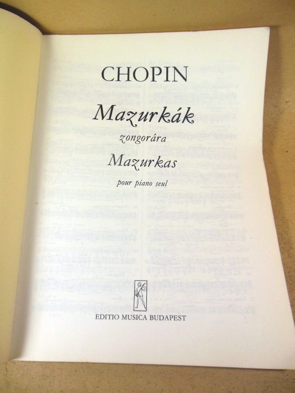 Chopin: Mazurkas pour piano seul - фото фото фото 1