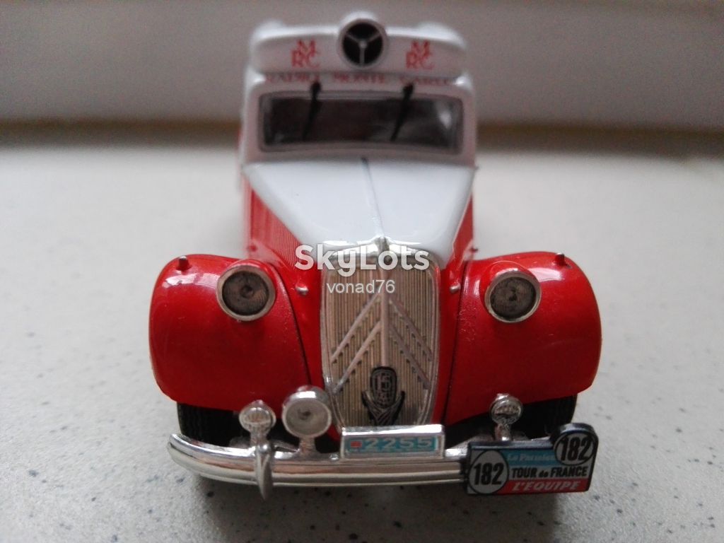 1/43 CITROEN Traction 15 six RMC 1952 RADIO MONTE CARLO. NOREV. - фото фото фото 5