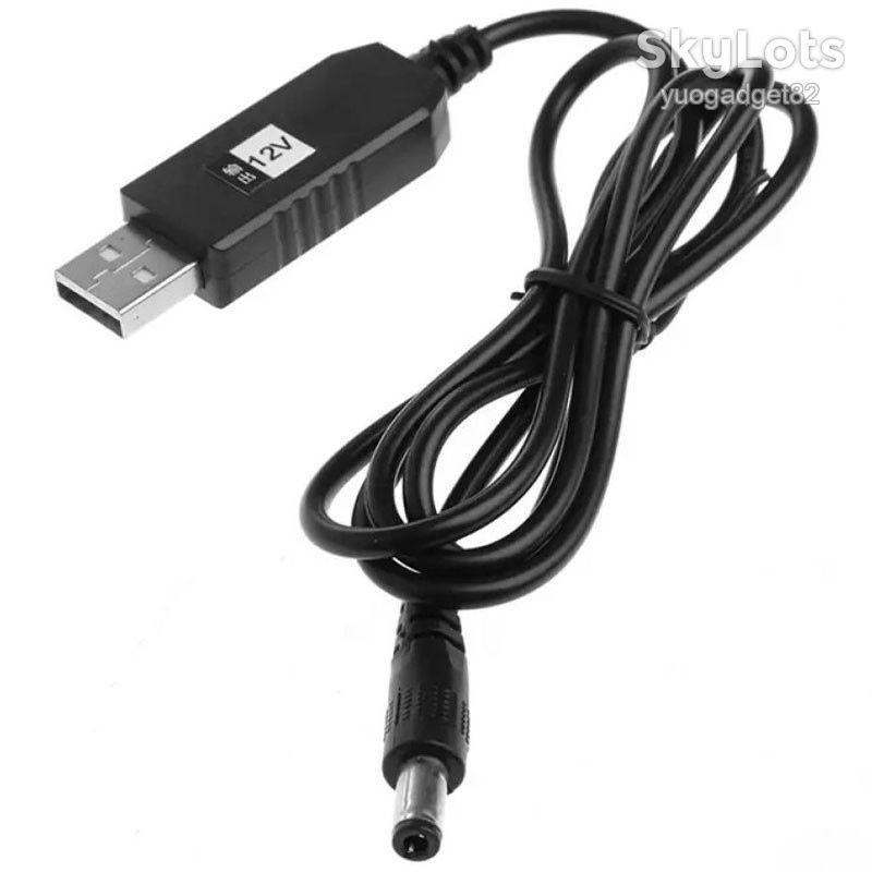 Кабель живлення для роутера/модема USB-DC 12V GEN 2  (з перетворювачем) - фото фото фото 1