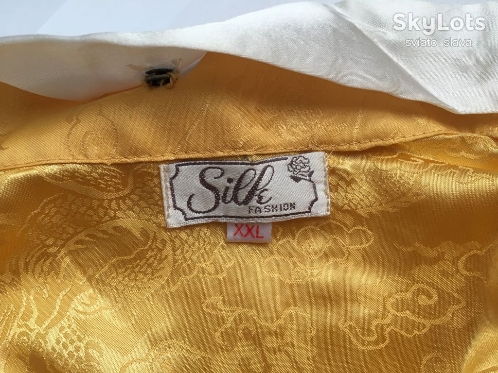 Китайская  национальная рубашка.SIlK. из Англлии. - фото фото фото 5