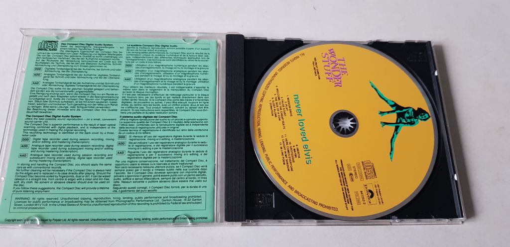 The Wonder Stuff Never Loved Elvis CD фірмовий - фото фото фото 2