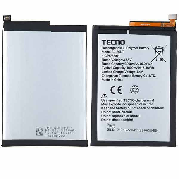Аккумулятор оригинал Tecno Spark 4 KC2 (BL- 39LT) - фото фото фото 1