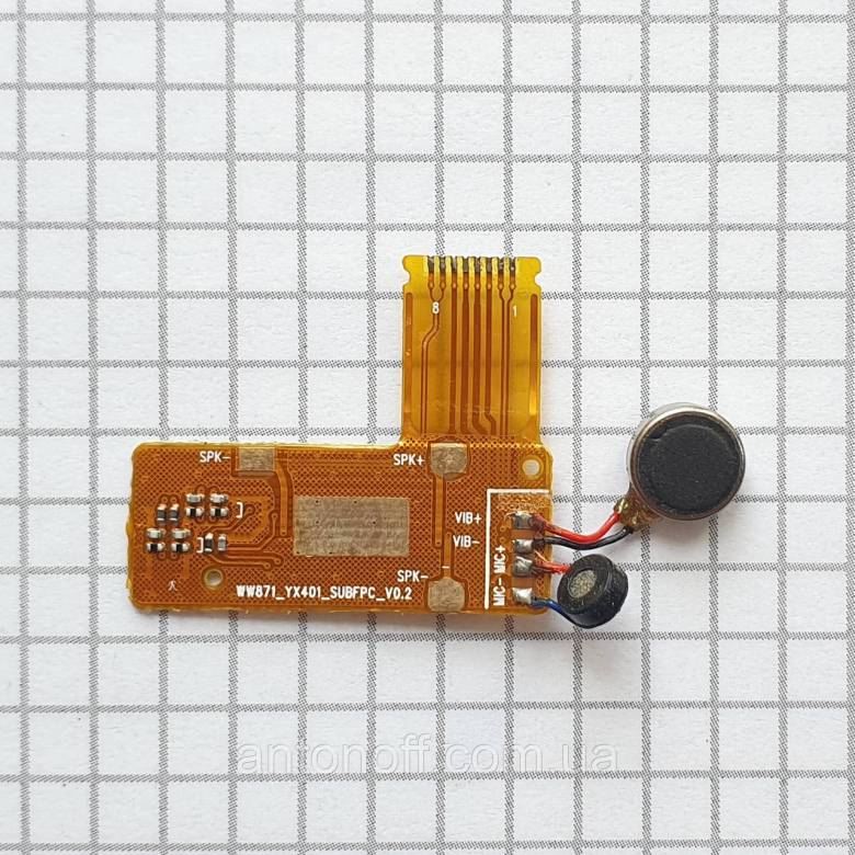 Шлейф Prestigio PSP3416 Wize YA3 з мікрофоном для телефона - фото фото фото 0