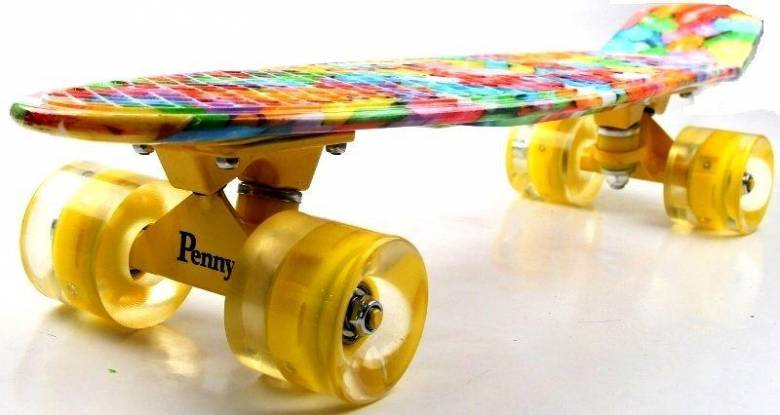 Penny Board "Caramel" Светящиеся колеса (PR061) - фото фото фото 1