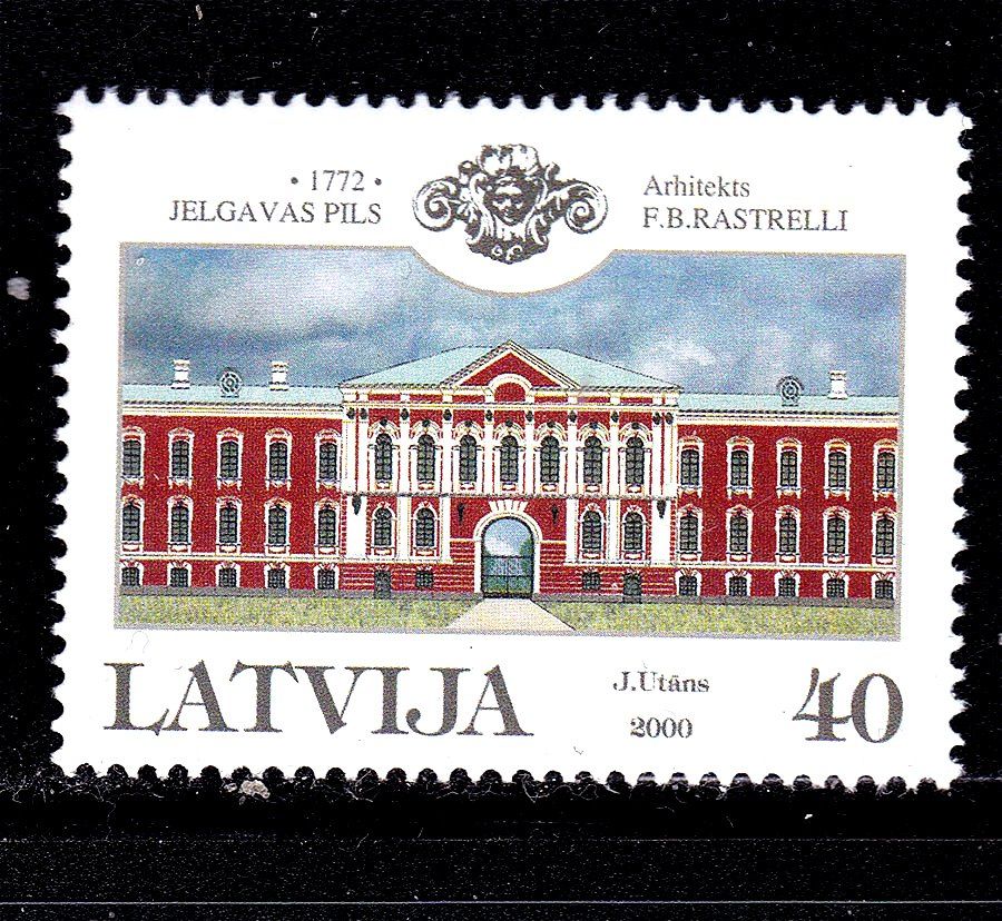 Латвия  2000 г MNH - архитектура - фото фото фото 0