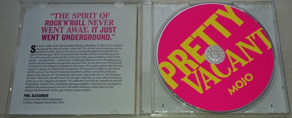 VARIOUS  Pretty Vacant  (Mojo Presents 15 Pre-Punk Nuggets) CD UK - фото фото фото 1