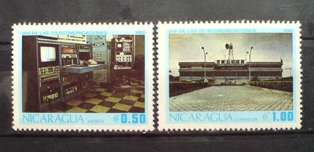 Nicaragua  - Sc 1198-99 Telecommunications Day MNH - фото фото фото 0