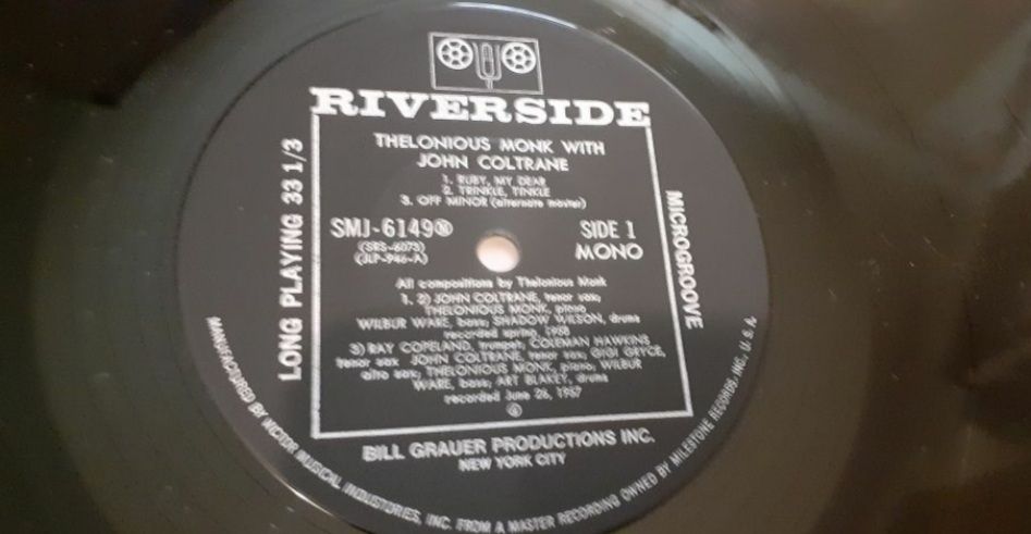 Платівка  Thelonious Monk With John Coltrane - фото фото фото 2
